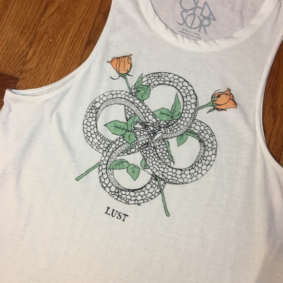 Chaser Snakes & Roses Lust Tank - Picture 4 of 4